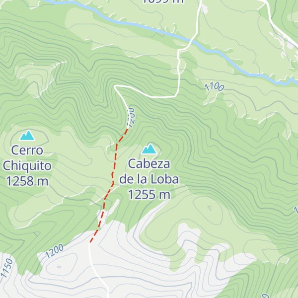 Map of Cabeza de la Loba