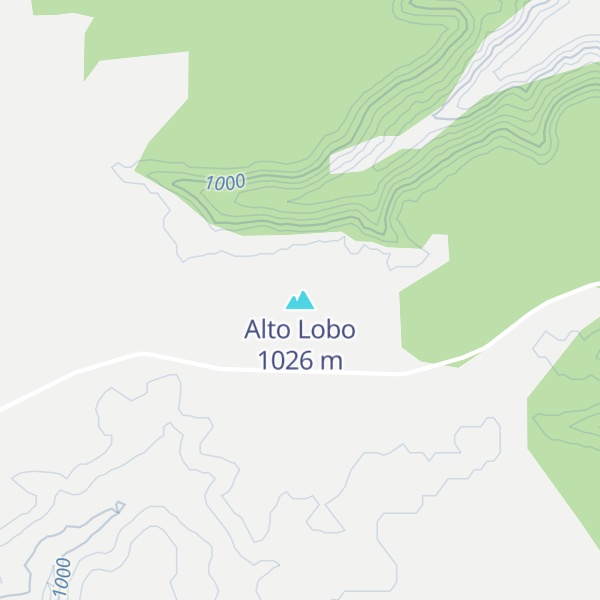 Map of Alto Lobo
