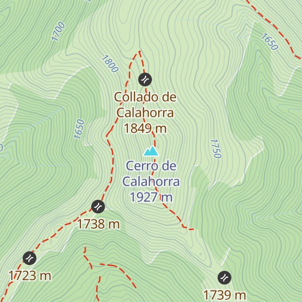 Map of Cerro de Calahorra