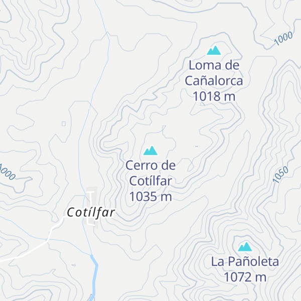 Map of Cerro de Cotílfar