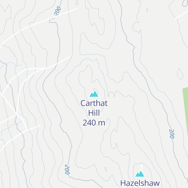 Map of Carthat Hill