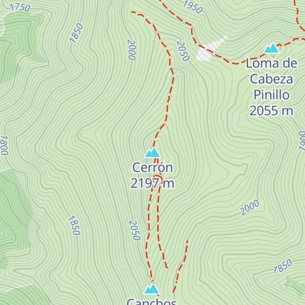 Map of Cerrón