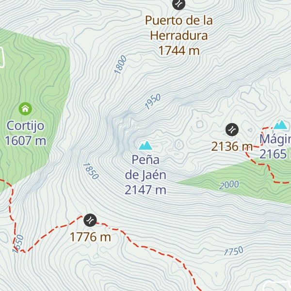Map of Peña de Jaén