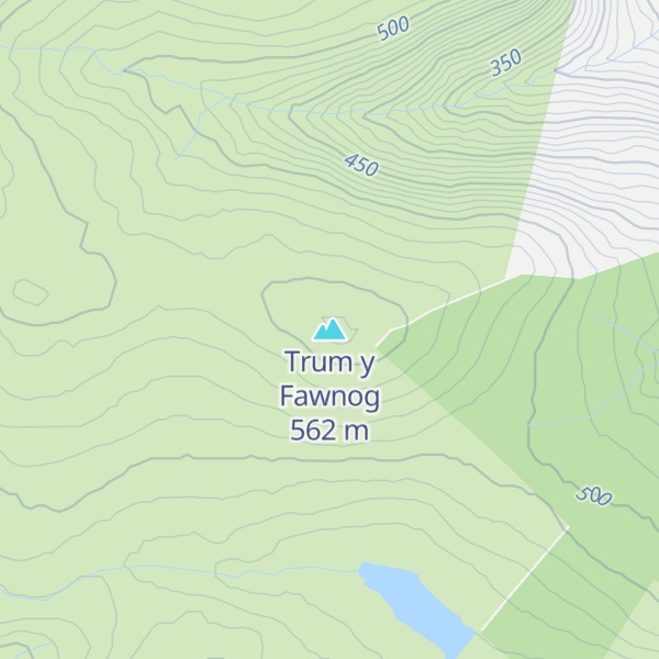 Map of Trum y Fawnog