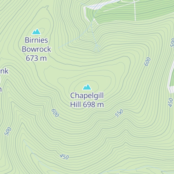 Map of Chapelgill Hill