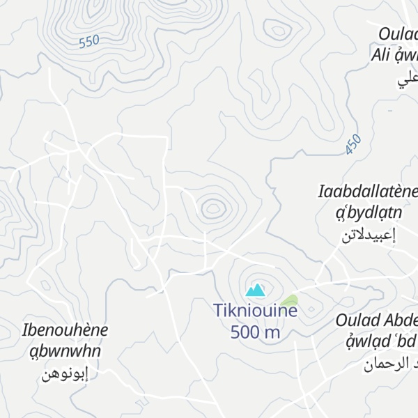Map of Jbel Abbadi