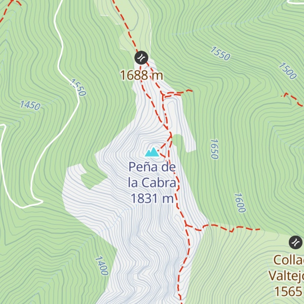 Map of Peña de la Cabra