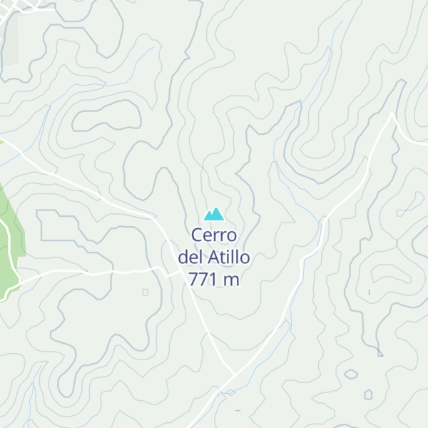 Map of Cerro del Atillo