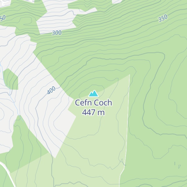 Map of Cefn Coch