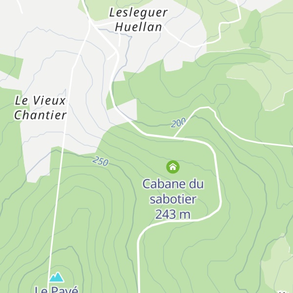 Map of Cabane du Charbonnier
