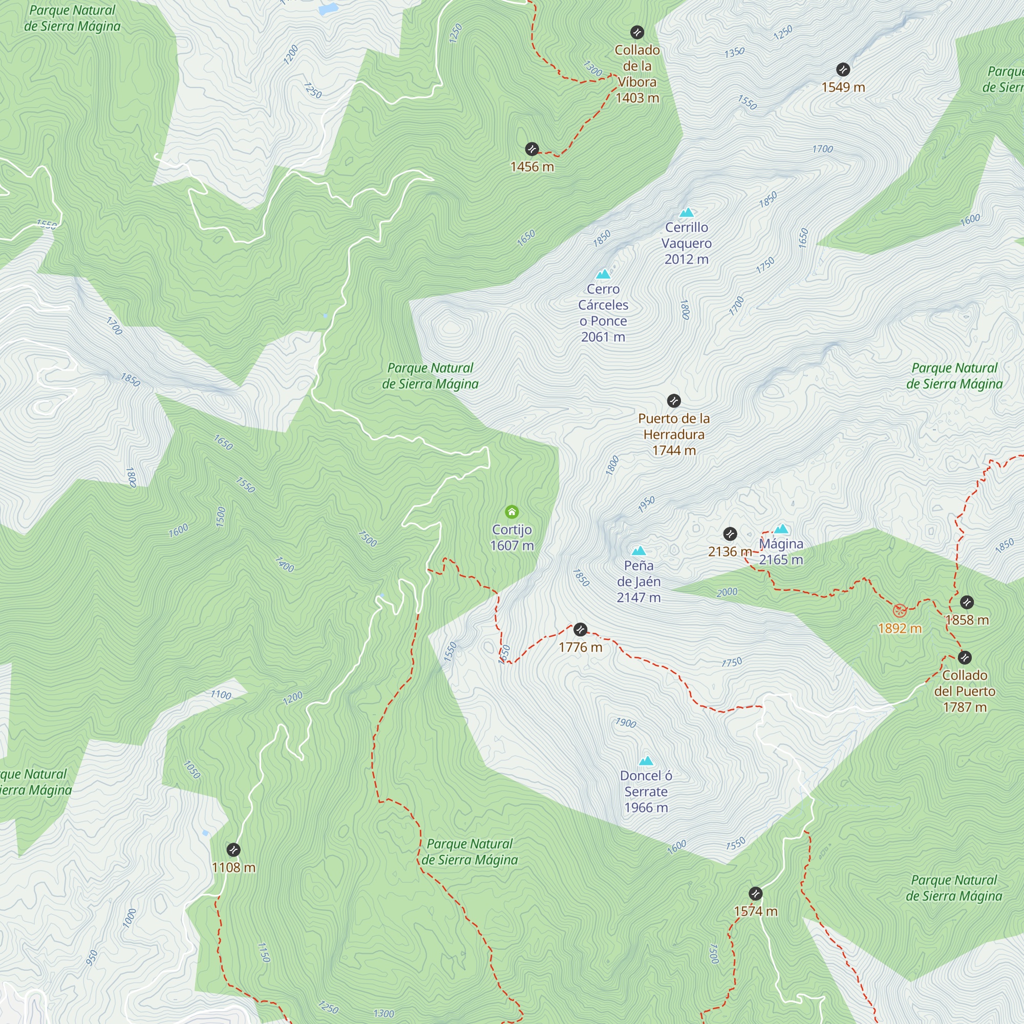 Cortijo map