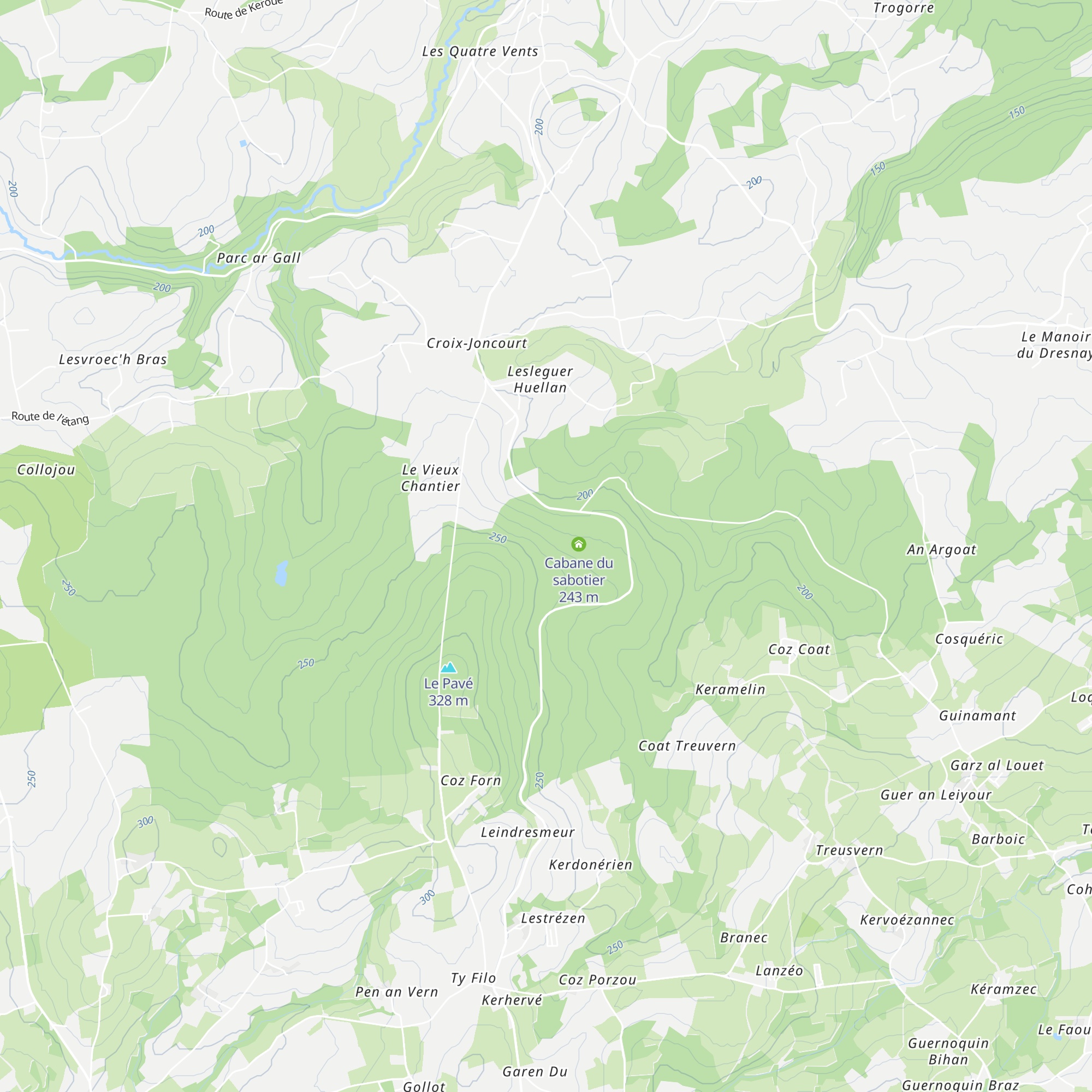 Cabane du Sabotier map