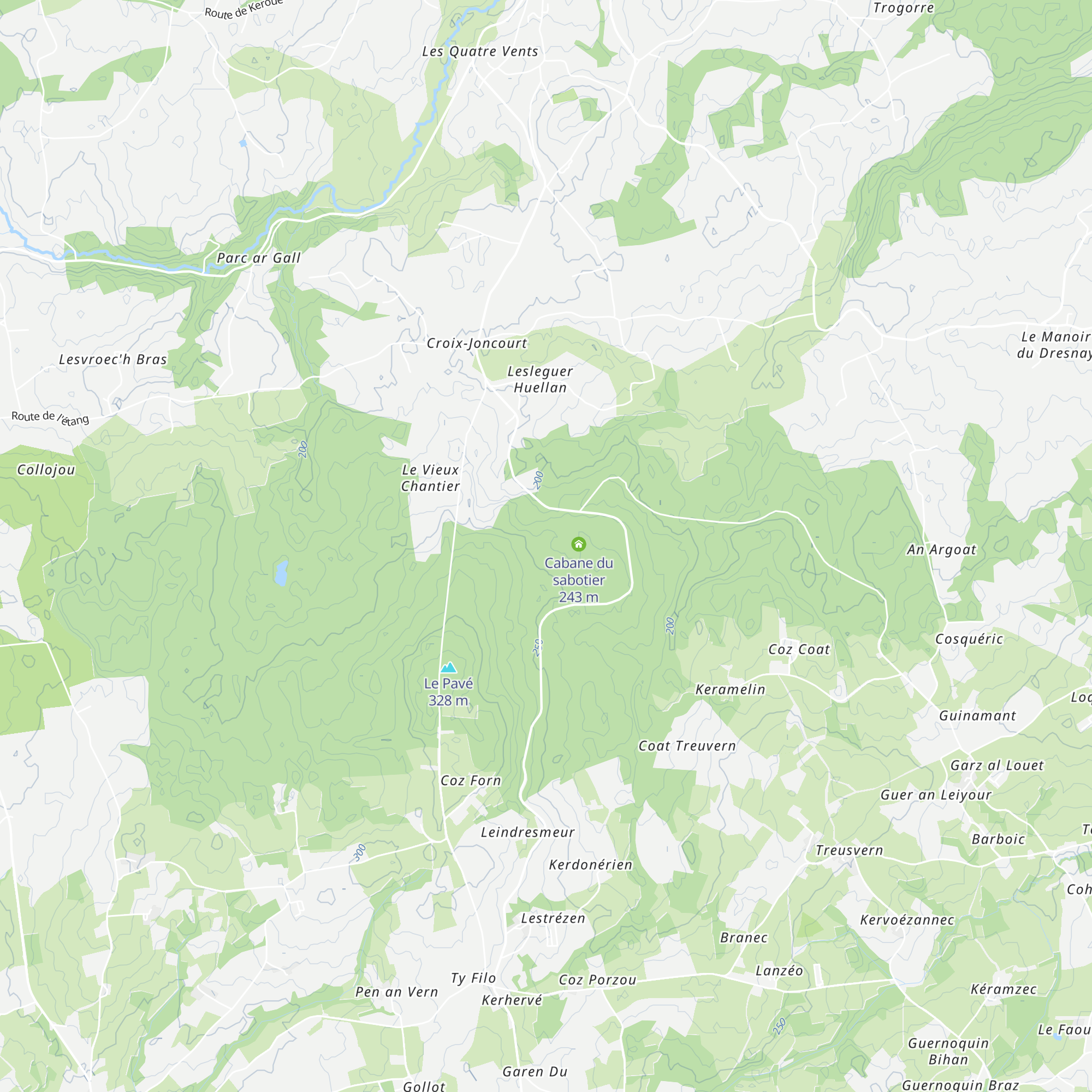 Cabane du Sabotier map