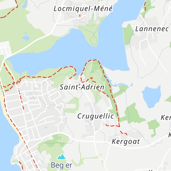 Map of Gîtes Saint-Adrien