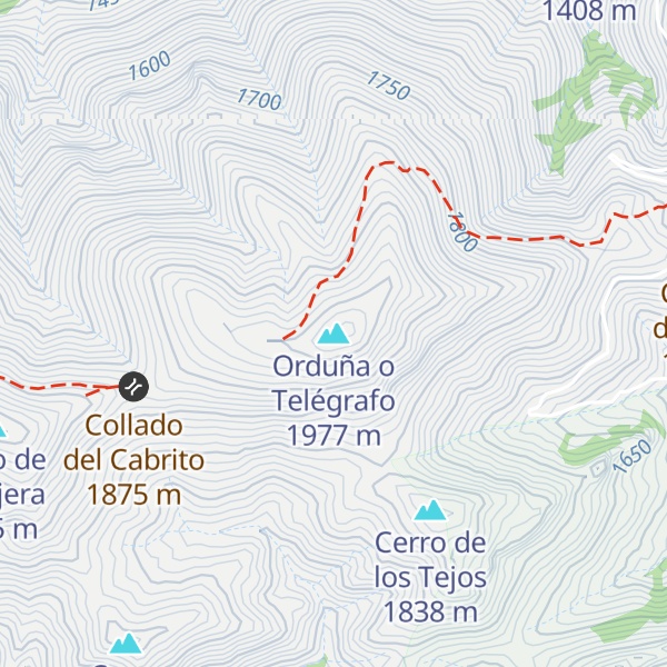 Map of Orduña o Telégrafo