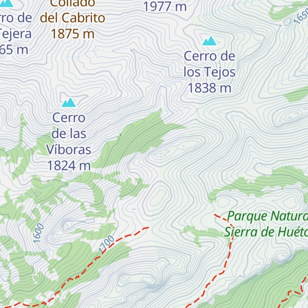 Map of Alto de las Buitreras