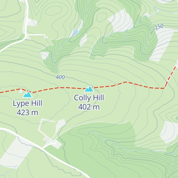 Map of Colly Hill