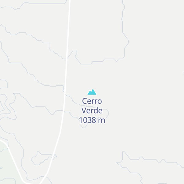 Map of Cerro Verde