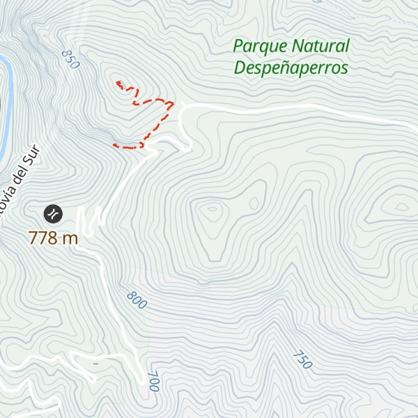 Map of Peñón del Corzo