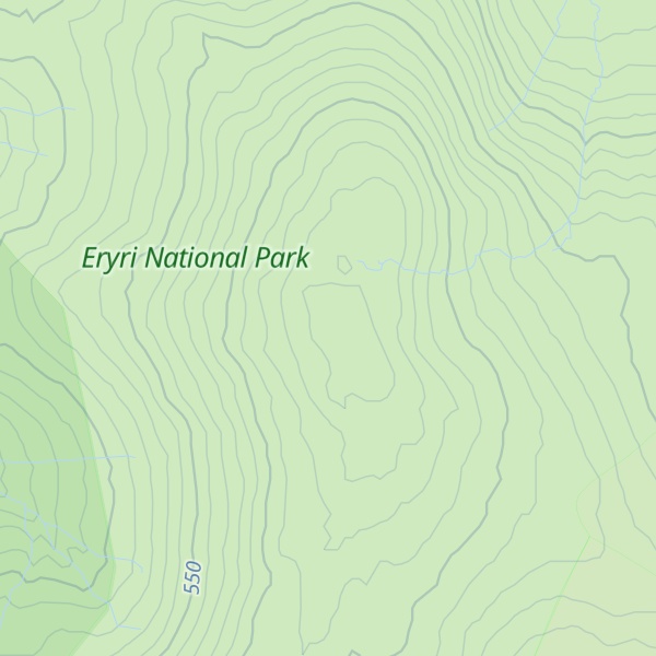 Map of Foel Cwm-Sian Llwyd
