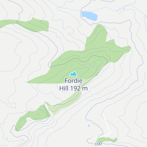 Map of Fordie Hill