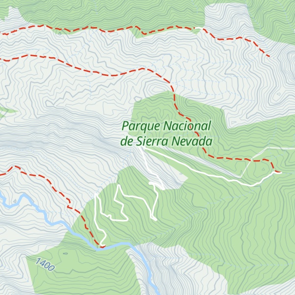 Map of Refugio de Rosales
