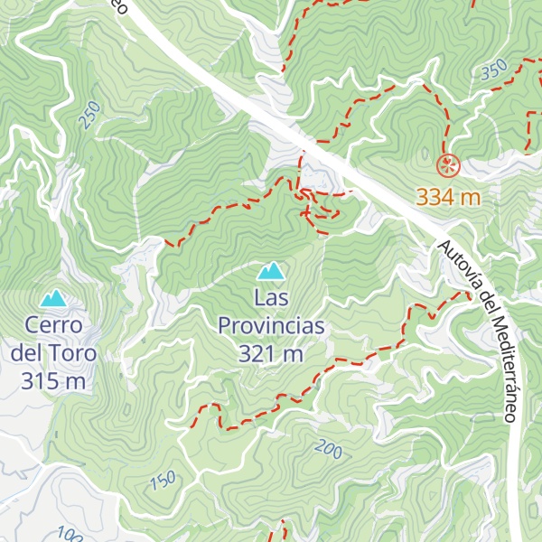Map of Las Provincias