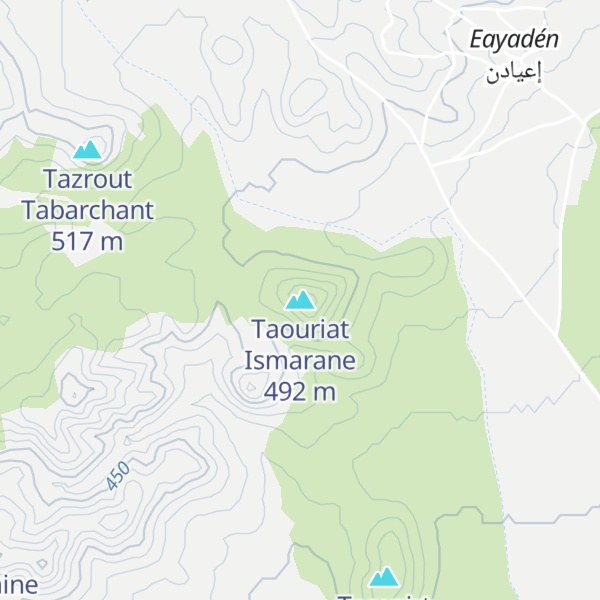Map of Taouriat Ismarane