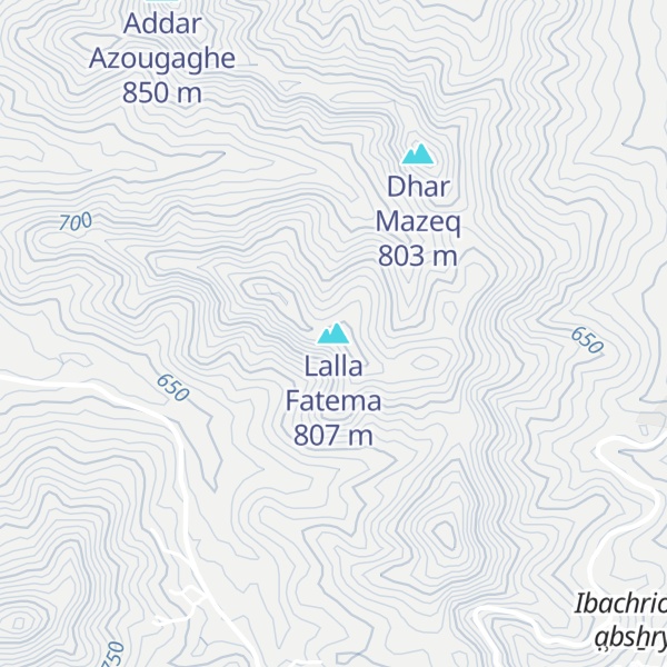 Map of Lalla Fatema
