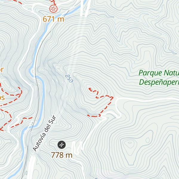 Map of Cerro del Castillo