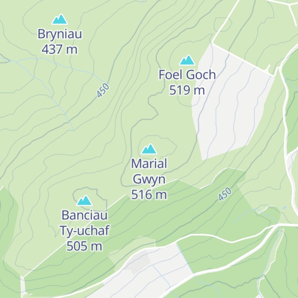 Map of Marial Gwyn