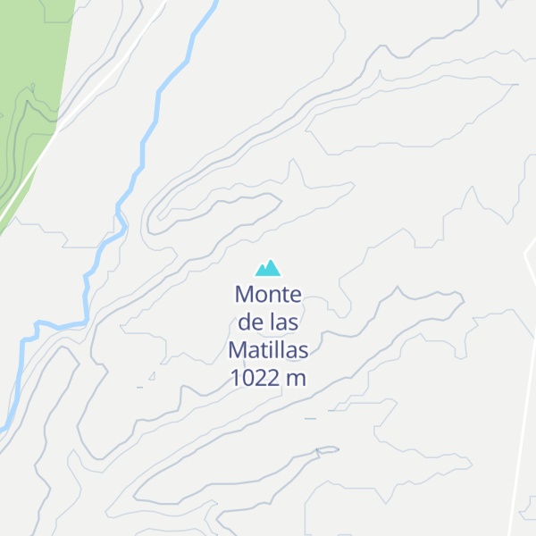Map of Monte de las Matillas