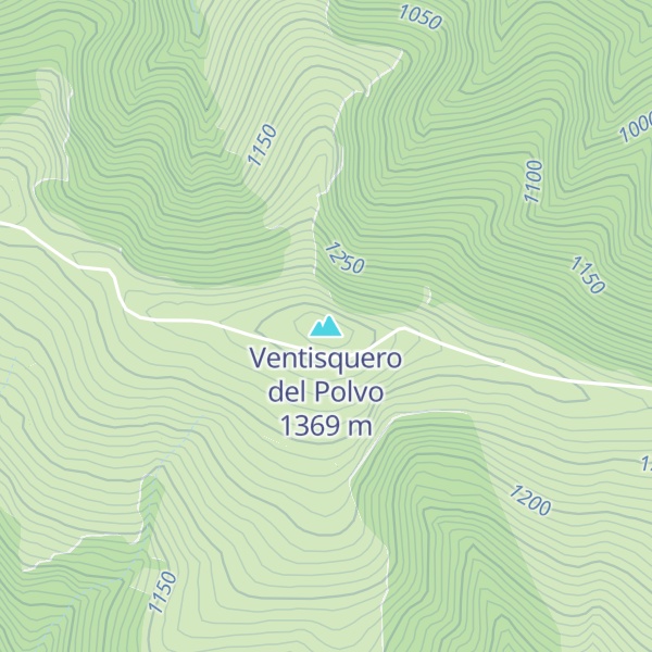 Map of Ventisquero del Polvo