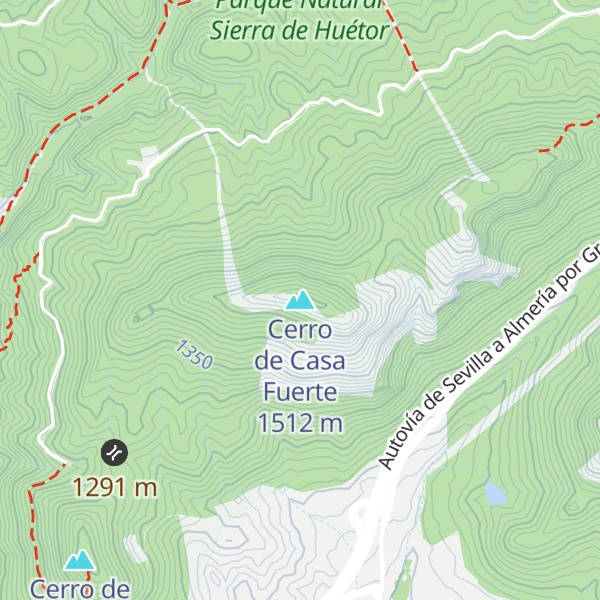 Map of Cerro de Casa Fuerte