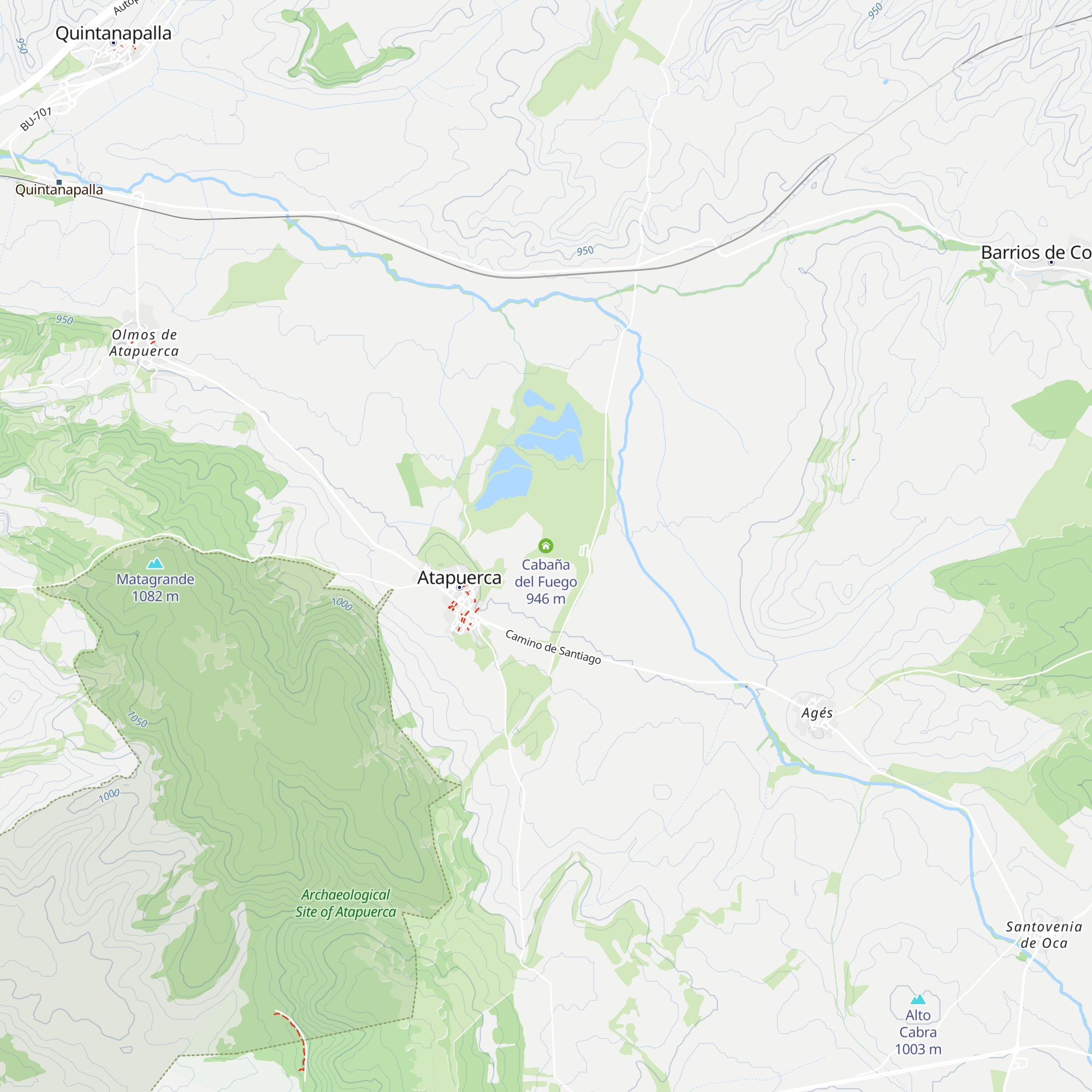 Cabaña del Fuego map