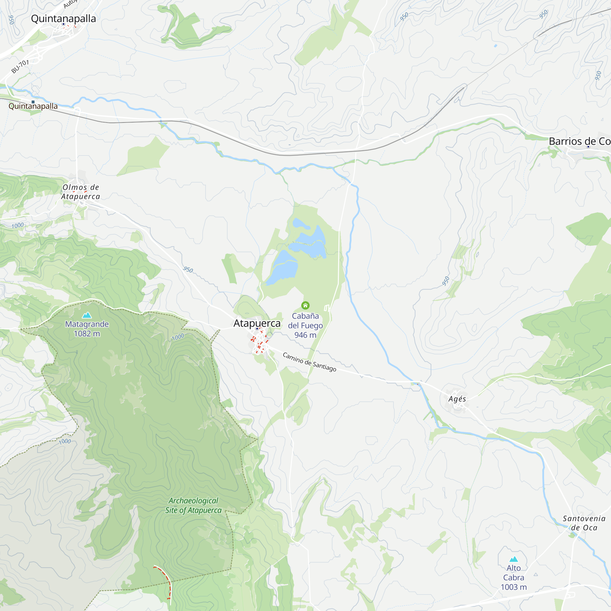 Cabaña del Fuego map