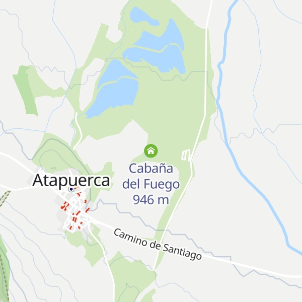Map of Cabaña del Fuego