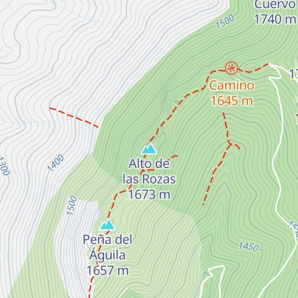 Map of Alto de las Rozas