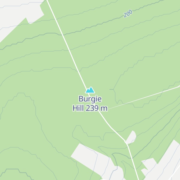 Map of Burgie Hill
