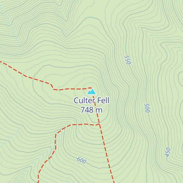 Map of Culter Fell