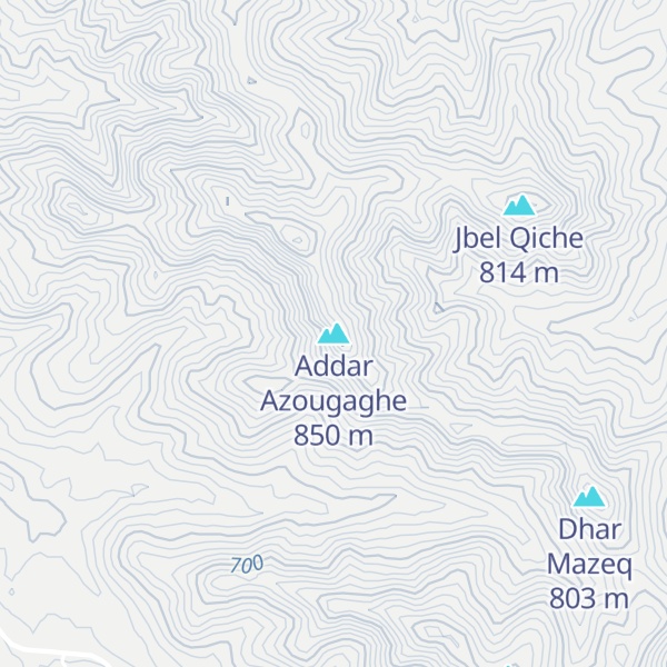 Map of Addar Azougaghe