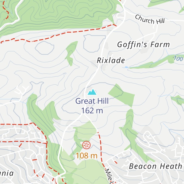Map of Great Hill