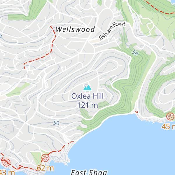 Map of Oxlea Hill