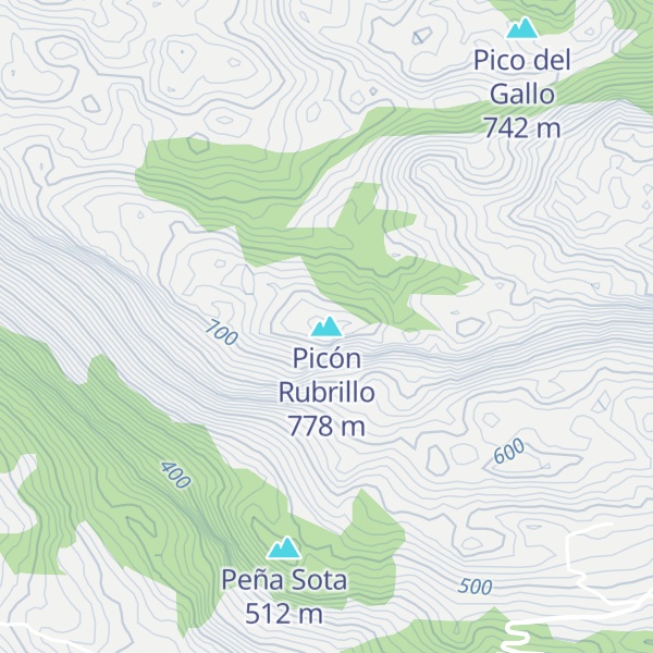 Map of Picón Rubrillo