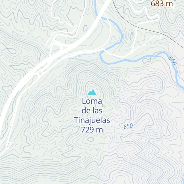 Map of Loma de las Tinajuelas