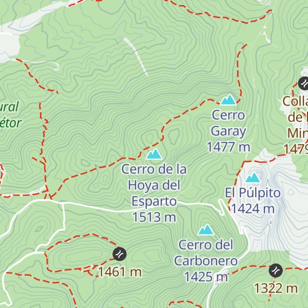 Map of Cerro de la Hoya del Esparto