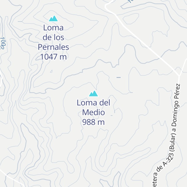 Map of Loma del Medio