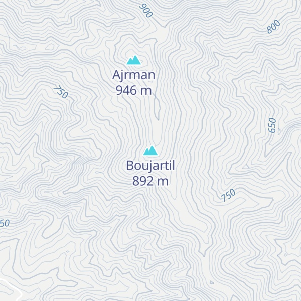 Map of Boujartil
