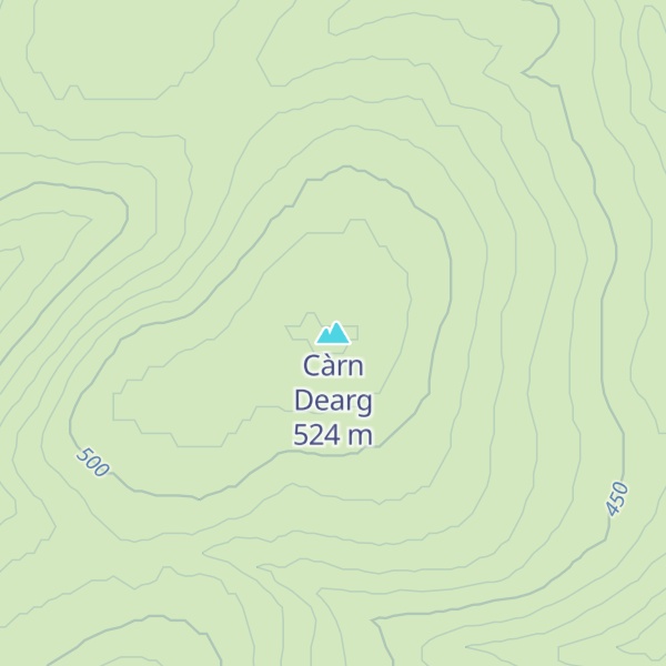 Map of Càrn Dearg