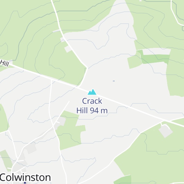 Map of Crack Hill